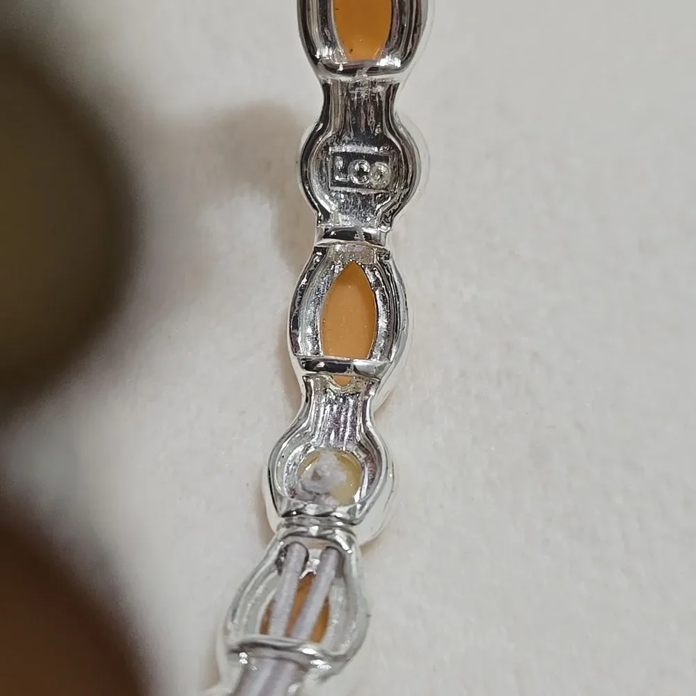 Liz Claiborne Peach and Cream Bracelet